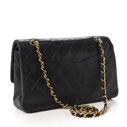 Chanel Lambskin Quilted Medium Double Flap Black 4 of 11