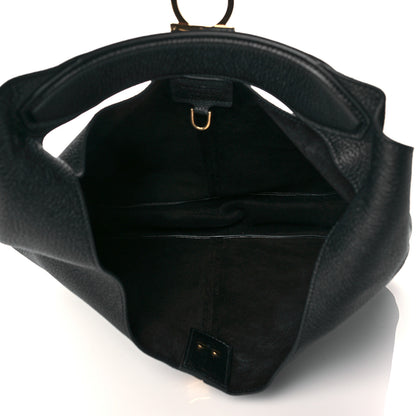 Salvatore Ferragamo Calfskin Margot Hobo Black 5 of 9