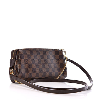 Louis Vuitton Damier Ebene Eva Clutch 2 of 7