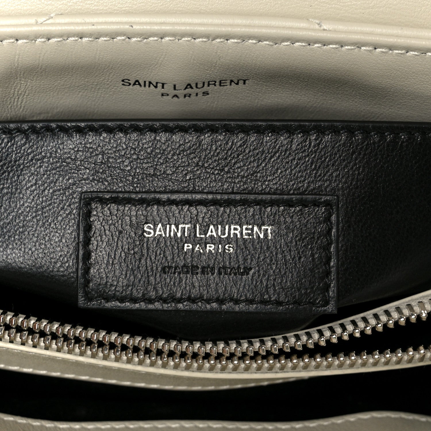 Saint Laurent Calfskin Y Quilted Monogram Small Loulou Chain Satchel Crema Soft 11 of 21
