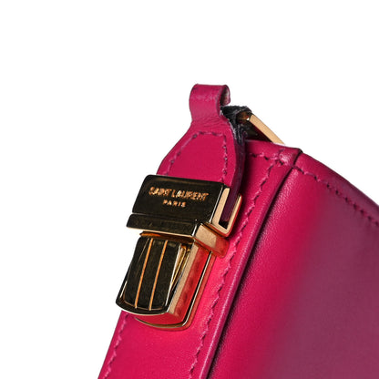 Saint Laurent Smooth Calfskin Tuc iPad Case Fushia 12 of 12