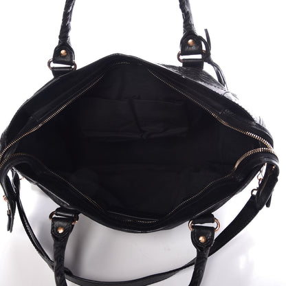 Balenciaga Agneau Giant 12 Rose Gold Hardware City Black 6 of 10