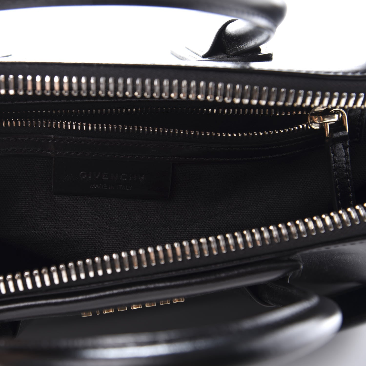 Givenchy Shiny Lord Calfskin Medium Antigona Black 8 of 10