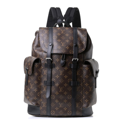Louis Vuitton Monogram Macassar Christopher PM Backpack 1 of 9