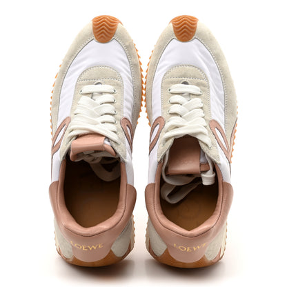 Loewe Nylon Suede Flow Runner Sneakers 38 White Powder 2 of 11