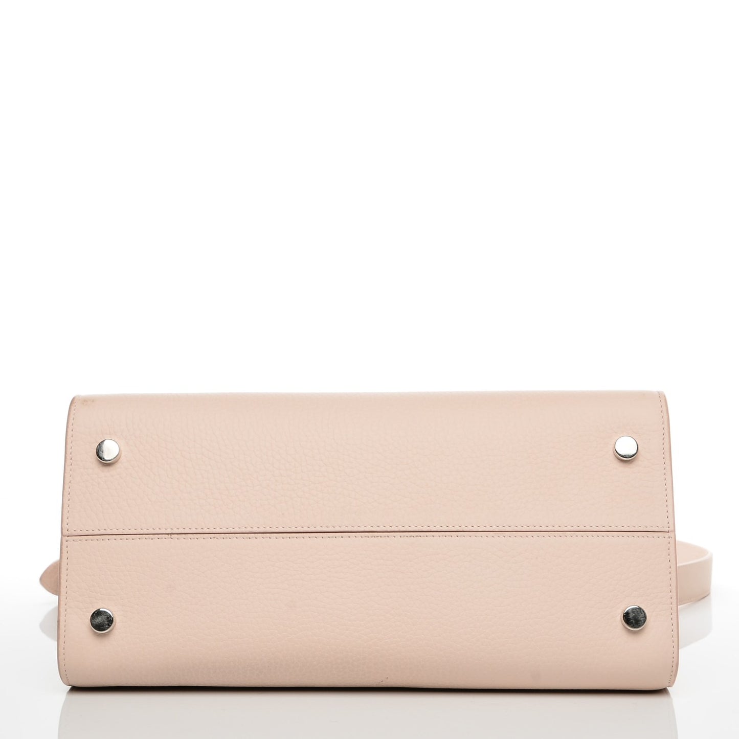 Grained Calfskin Medium Diorever Flap Tapioca