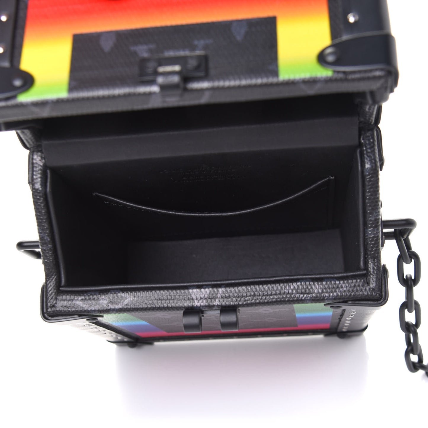 Monogram Eclipse Rainbow Vertical Trunk Black