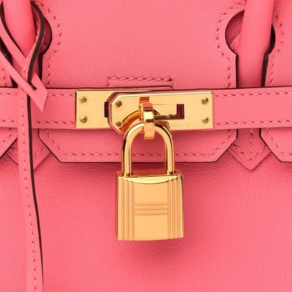 Hermes Swift Birkin 25 Rose Azalee 10 of 14