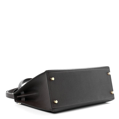 Hermes Epsom Kelly Sellier 28 Chocolate 4 of 10