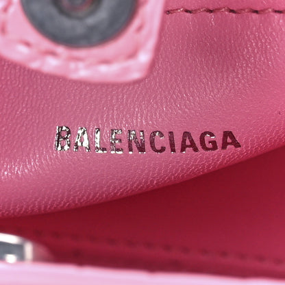 Balenciaga Shiny Super Supple Calfskin Crocodile Embossed Small XX Bag Sweet Pink 5 of 8