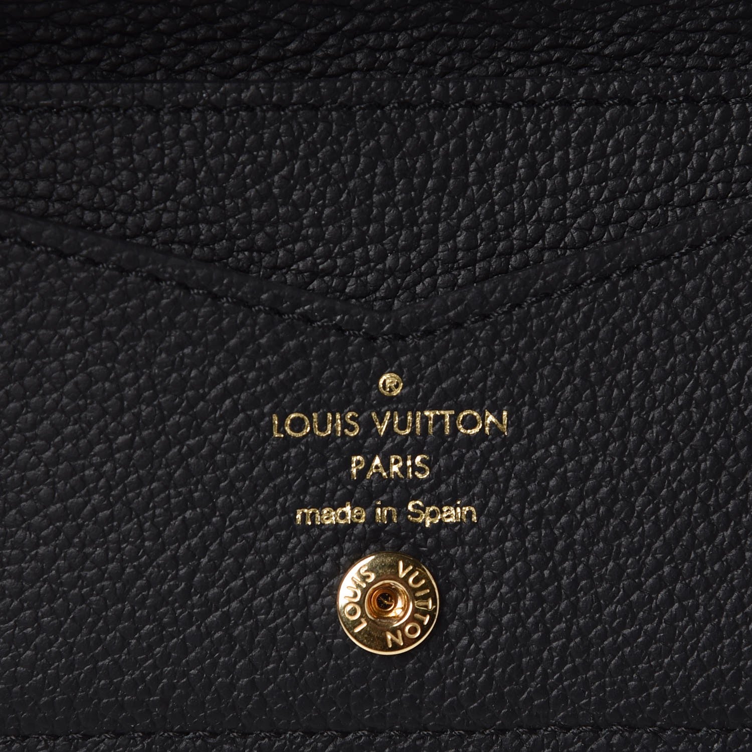 Louis Vuitton Empreinte Business Card Holder Black 6 of 7
