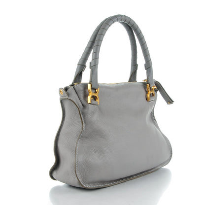 Chloe Calfskin Medium Marcie Satchel Cashmere Grey 3 of 8