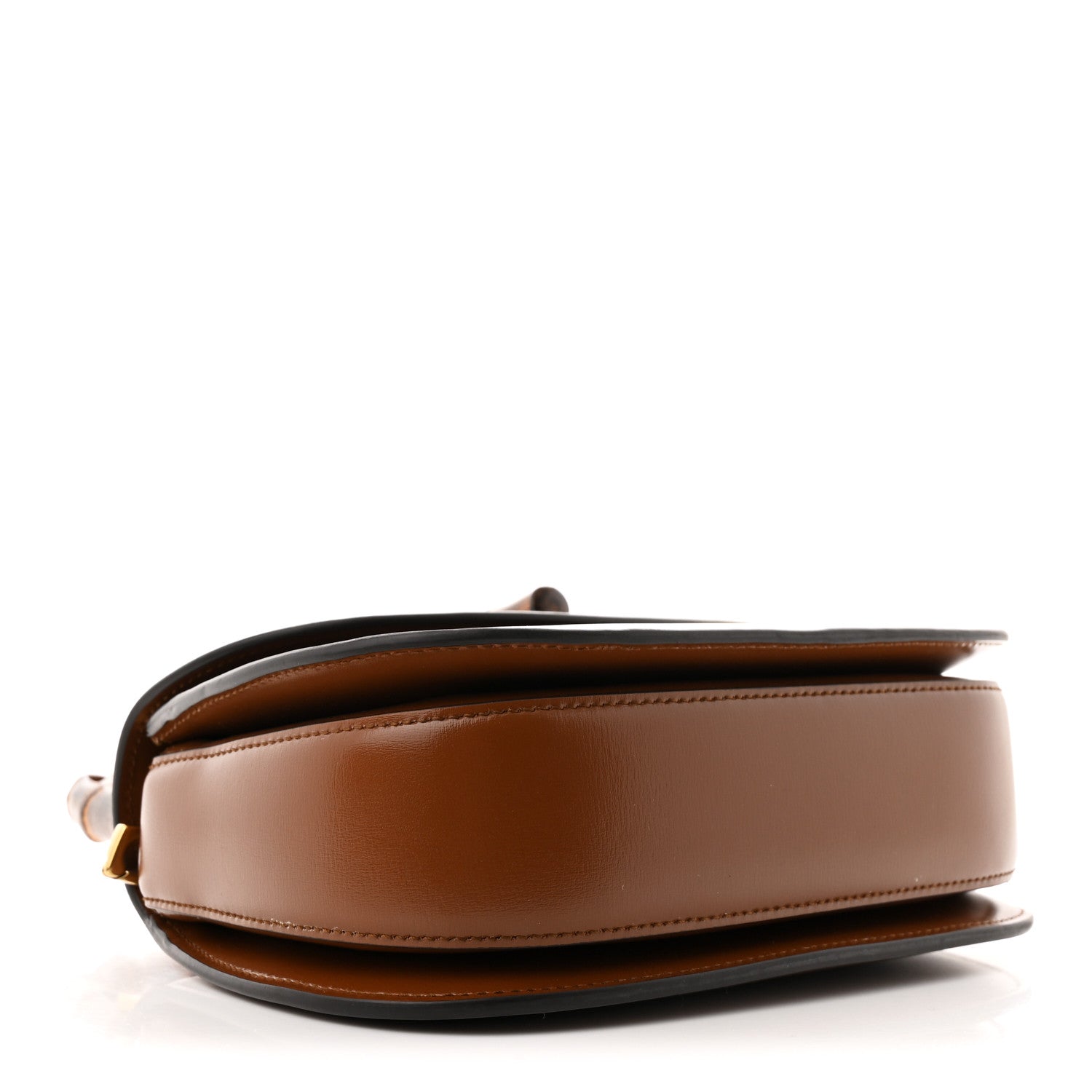 Gucci Boarded Dyana Lux Calfskin Web Small Bamboo 1947 Top Handle Bag Brown 4 of 10