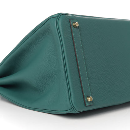 Hermes Togo Birkin 40 Malachite 8 of 11