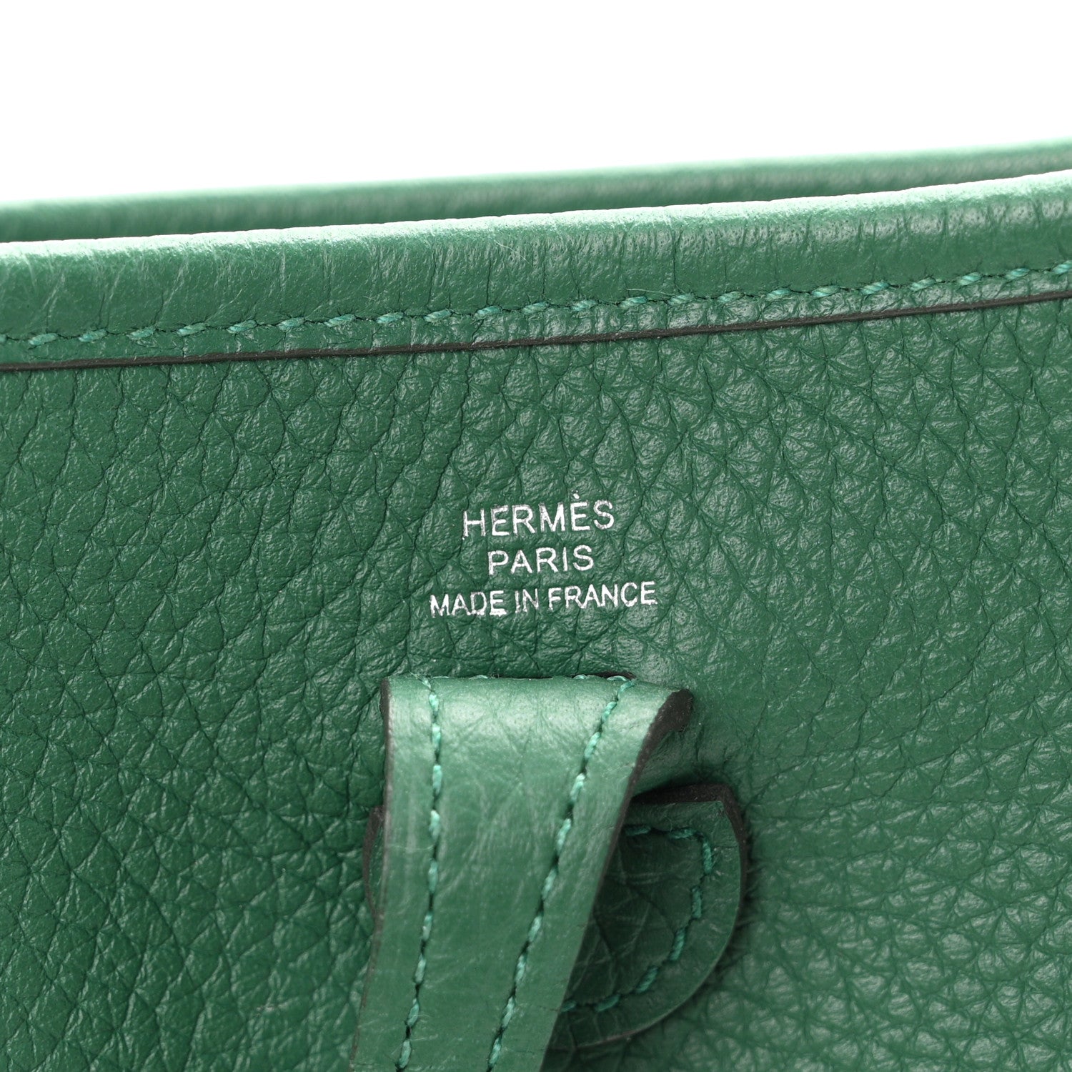 Hermes Taurillon Clemence Evelyne TPM Vert Vertigo 1940758