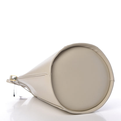 Saint Laurent Smooth Calfskin Medium Talitha Bucket Bag Vintage White 4 of 9