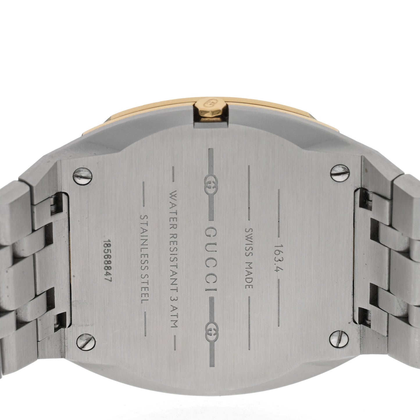 Stainless Steel 34mm 25H Quartz Watch Gold