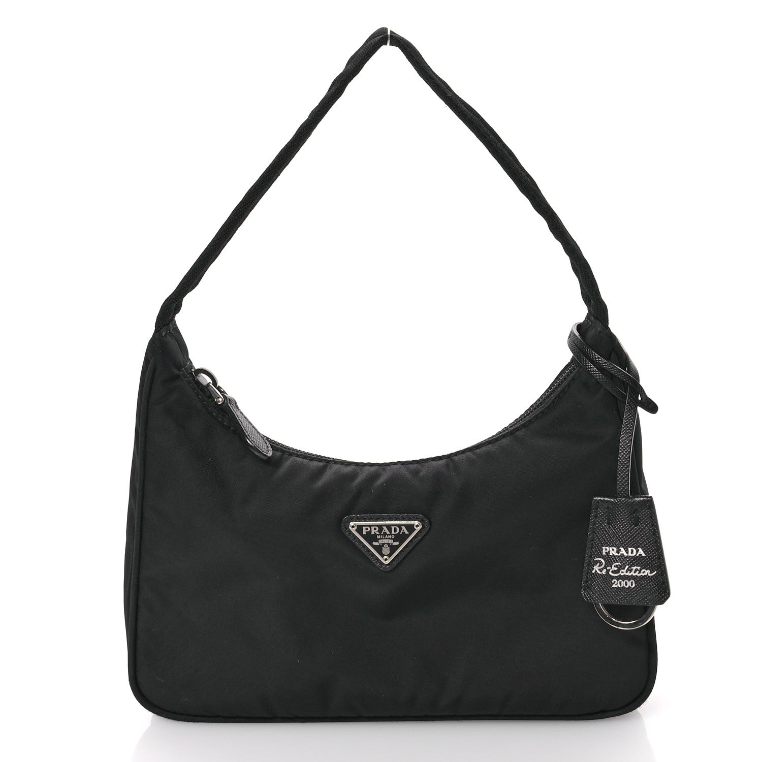 Prada Tessuto Nylon Mini Re-Edition 2000 Bag Black 1 of 11