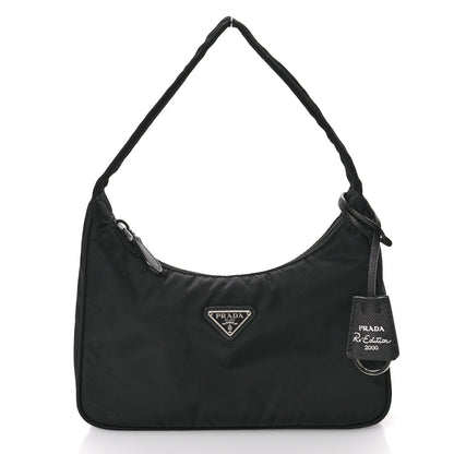 Prada Tessuto Nylon Mini Re-Edition 2000 Bag Black 1 of 11
