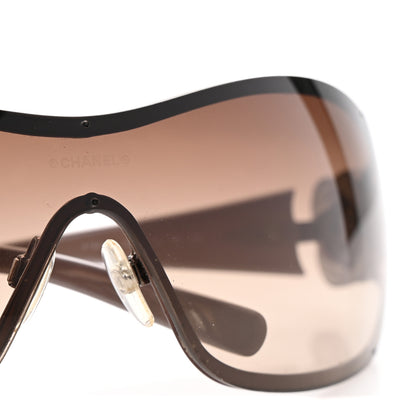 Chanel Swarovski Crystal Camellia CC Sunglasses 4164-B Purple 7 of 7