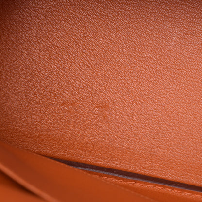 Hermes Togo Birkin 30 Orange 12 of 47