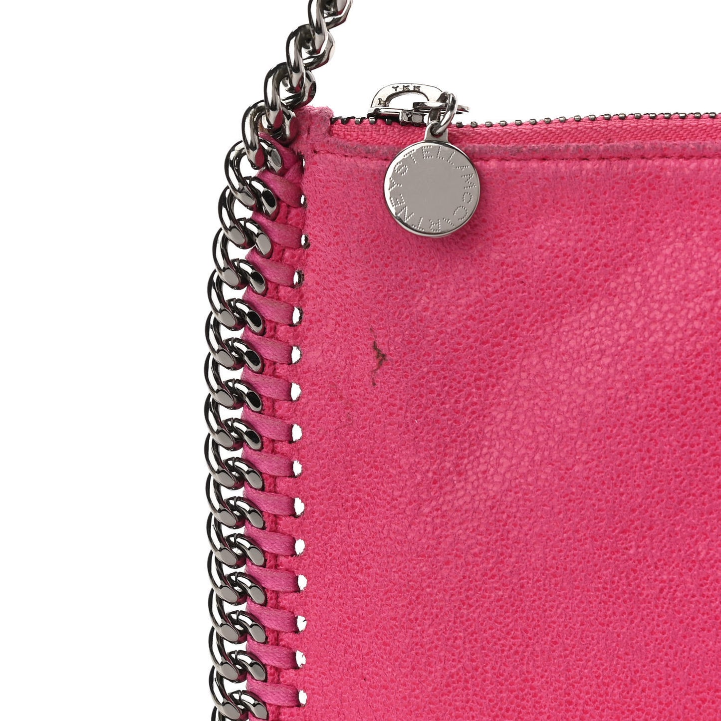 Shaggy Deer Falabella Clutch Hot Pink