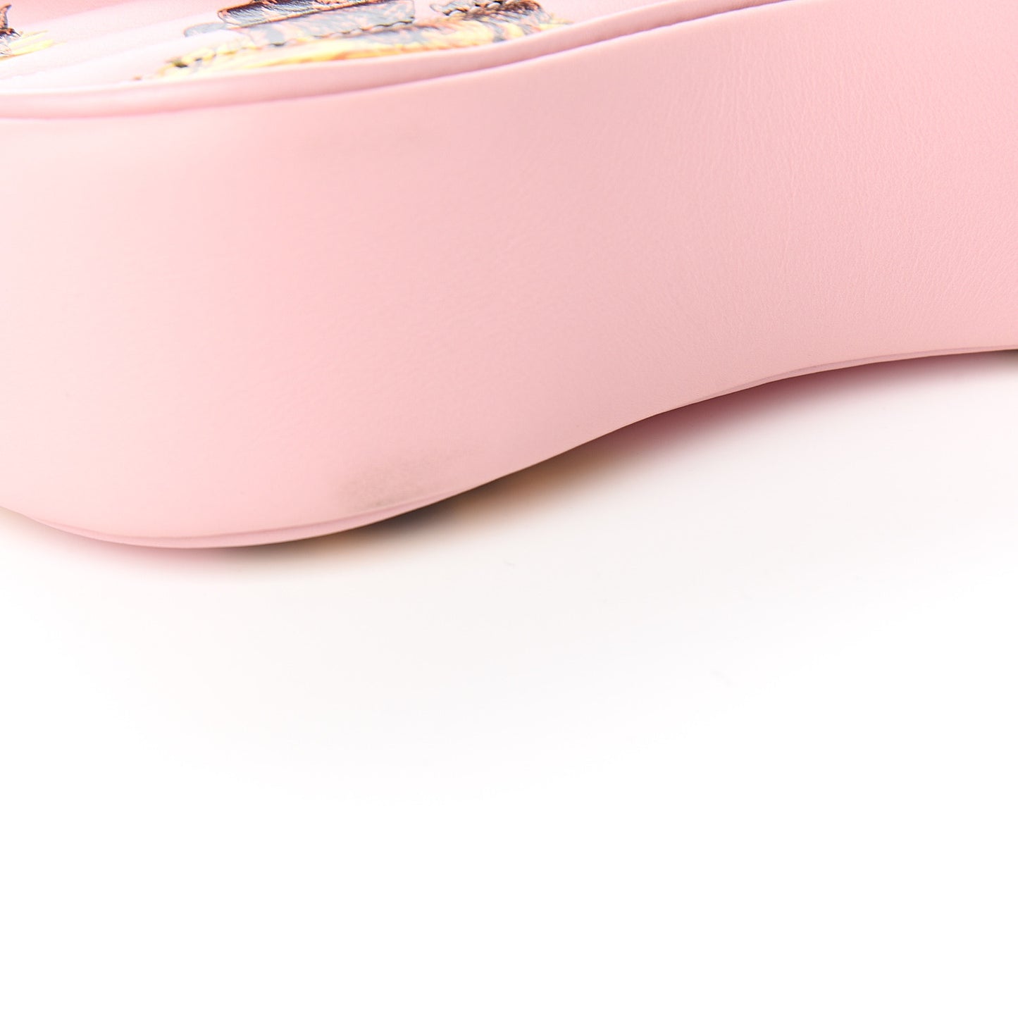 Calfskin Leopard Print New Wave Chain PM Light Pink