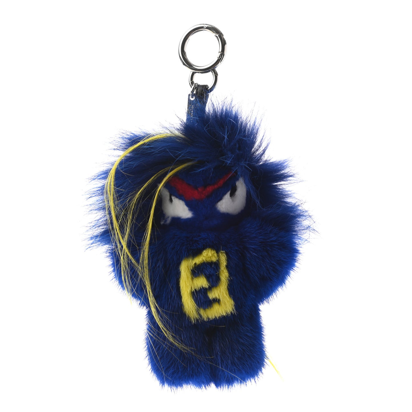 Mink Fur Fendirumi Bug-Kun Monster Bag Bug Charm Pacific Fluo Yellow