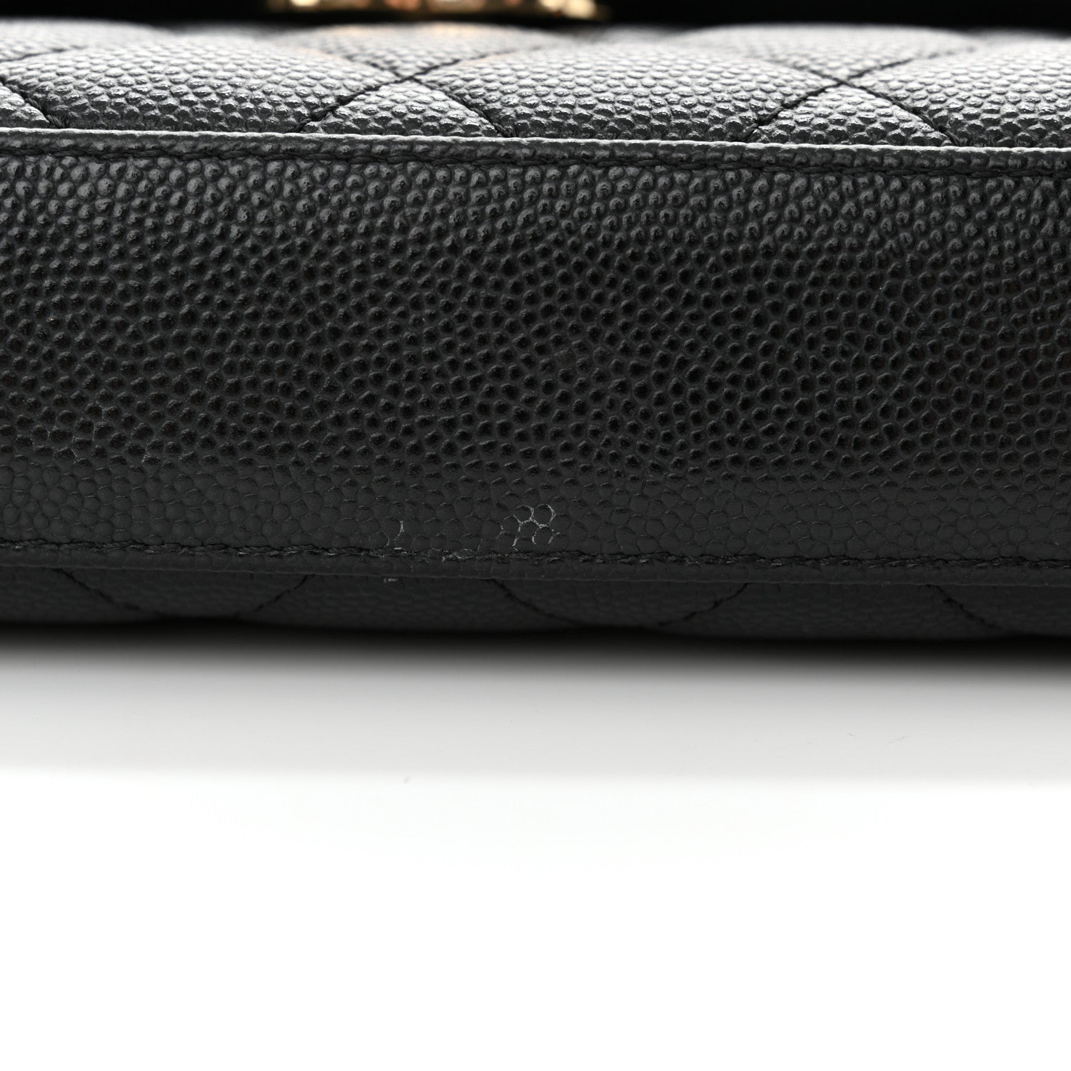 Chanel Caviar Quilted Chain Match Top Handle Phone Holder With Chain Black 15 of 15