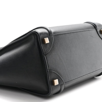 Celine Smooth Calfskin Micro Luggage Black 8 of 11