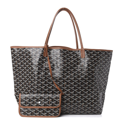 Goyard Goyardine Saint Louis GM Black Gold 1 of 12