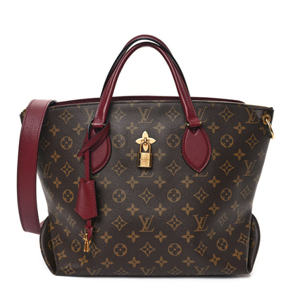 Louis Vuitton Monogram Flower Zipped Tote MM Bordeaux 1 of 11