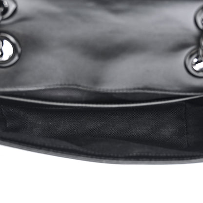 Gucci Calfskin Matelasse Monochrome Mini GG Marmont Shoulder Bag Black 5 of 11