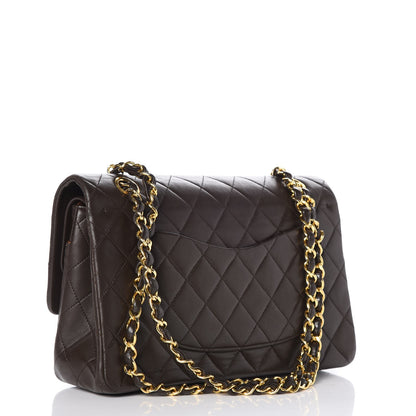 Chanel Lambskin Quilted Medium Double Flap Brown 6 of 13