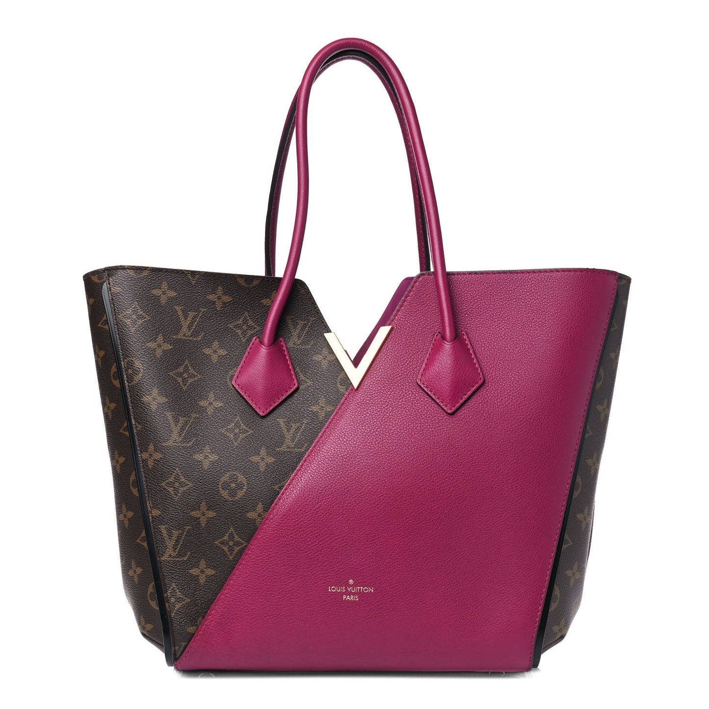 Calfskin Monogram Kimono Tote Grape