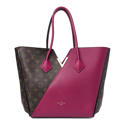 Louis Vuitton Calfskin Monogram Kimono Tote Grape 1 of 7