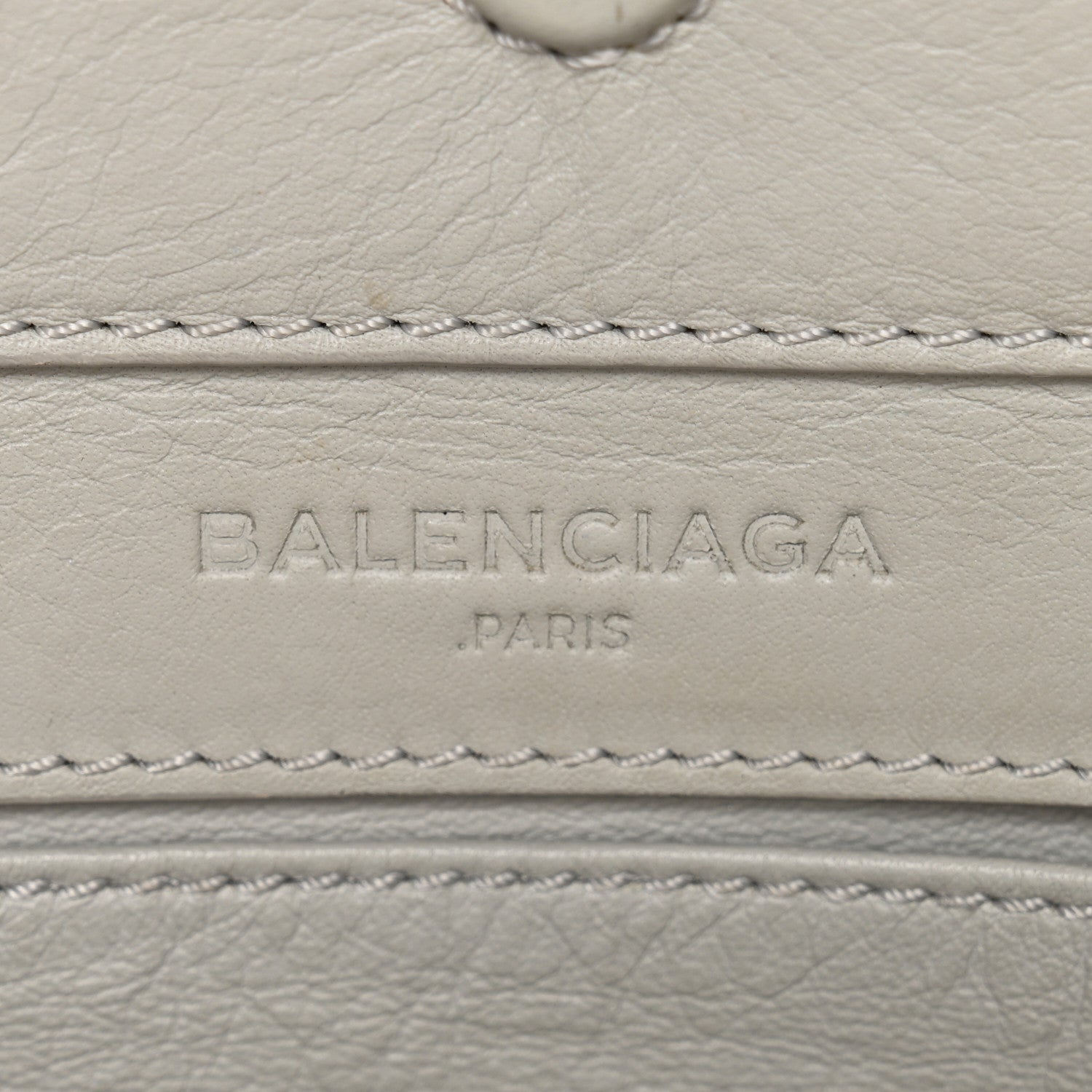 Balenciaga Calfskin Papier Mini A4 Zip Around Tote Grey Black 5 of 15