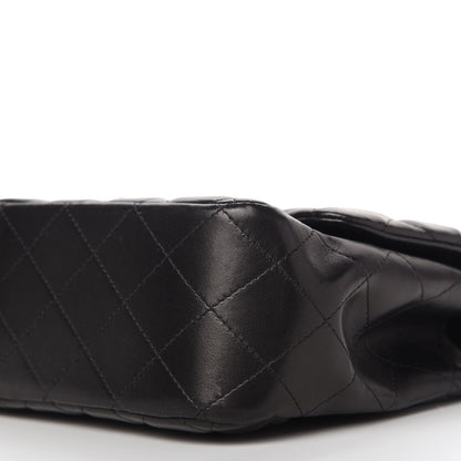 Chanel Lambskin Quilted Jumbo Single Flap Black 10 of 11