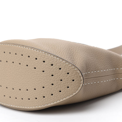 Delvaux Taurillon Pin Daily Surpique Bucket Sand 7 of 10