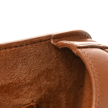 Christian Dior Box Calfskin Large Bobby Flap Dark Tan 13 of 13