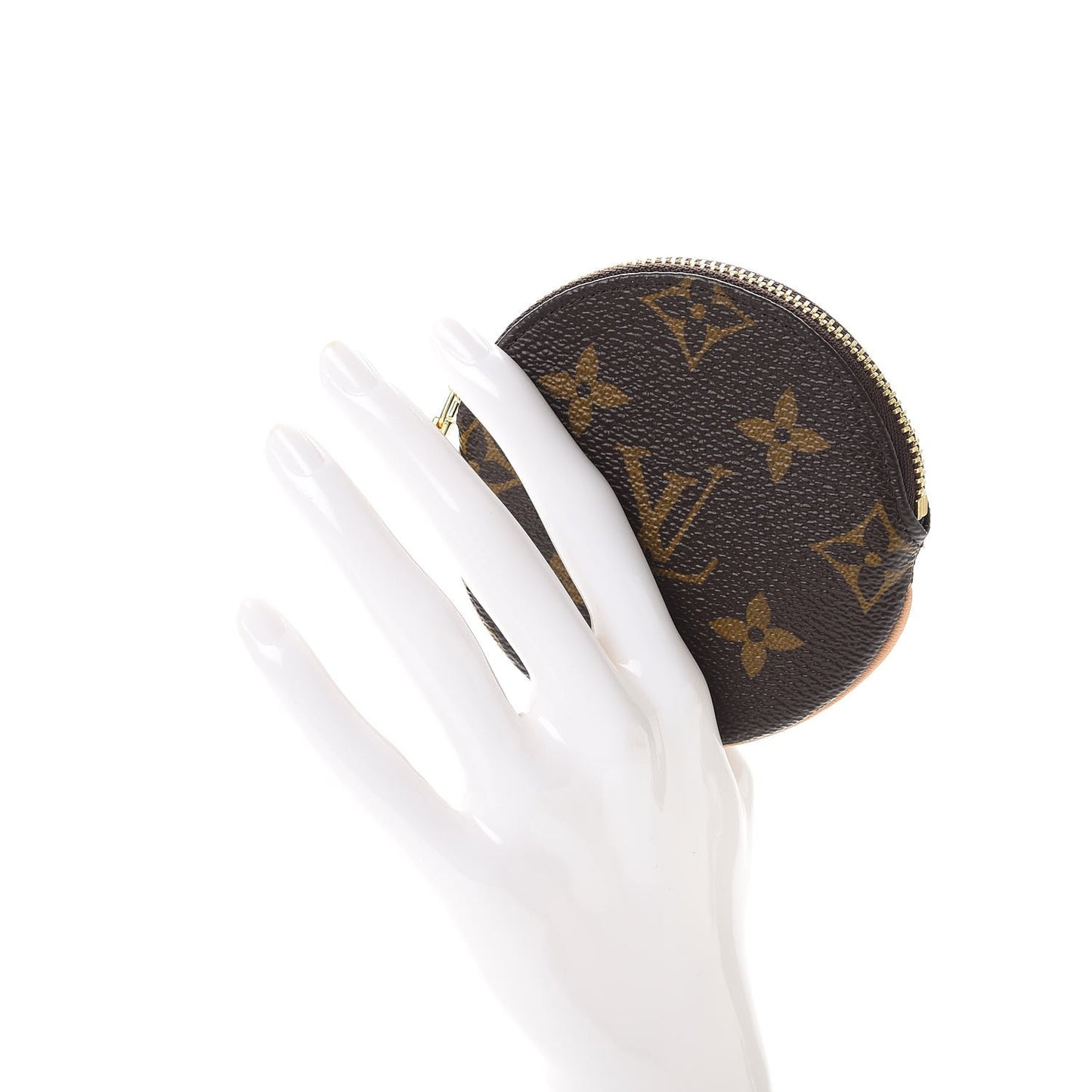 Monogram Round Coin Purse
