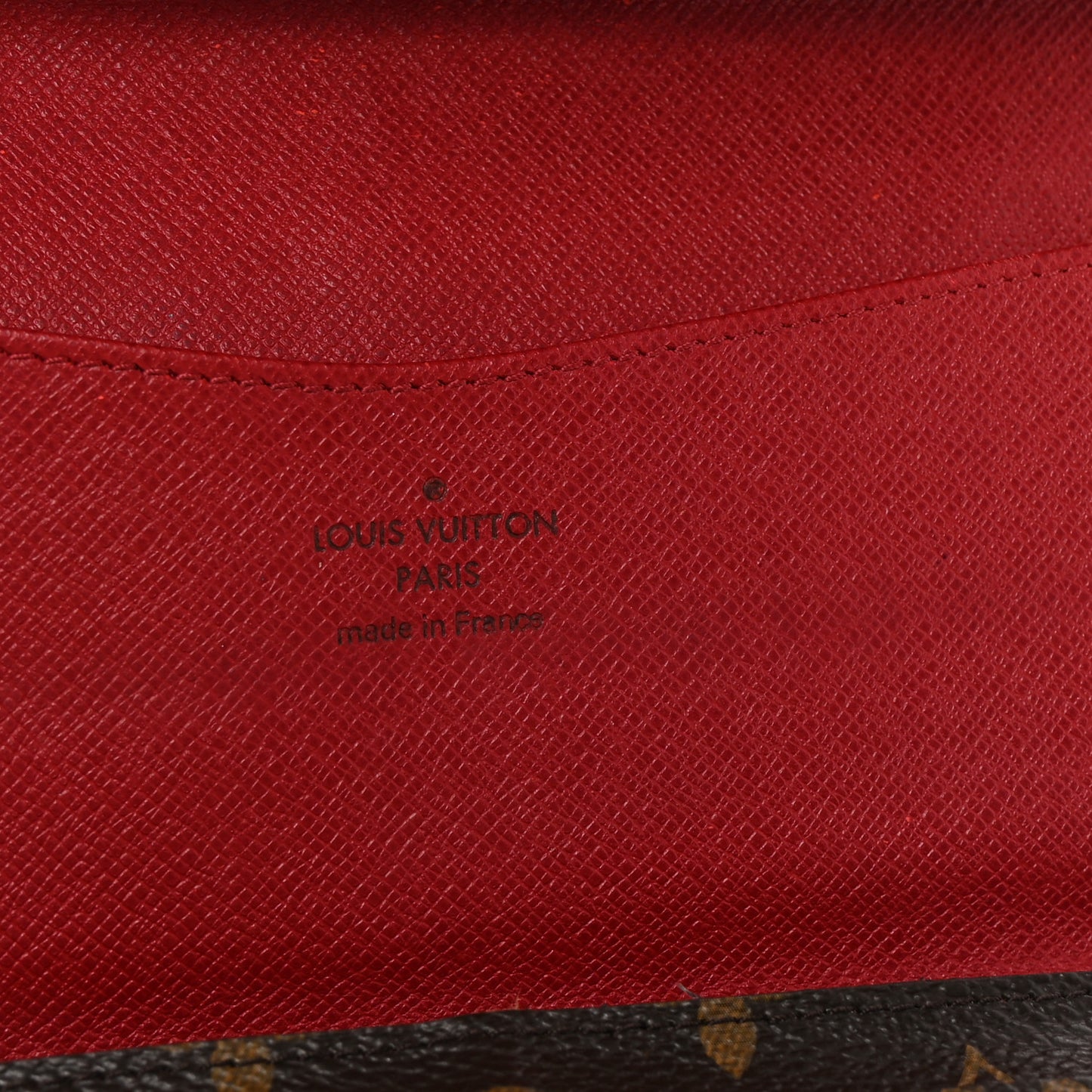 Monogram Josephine Wallet Red