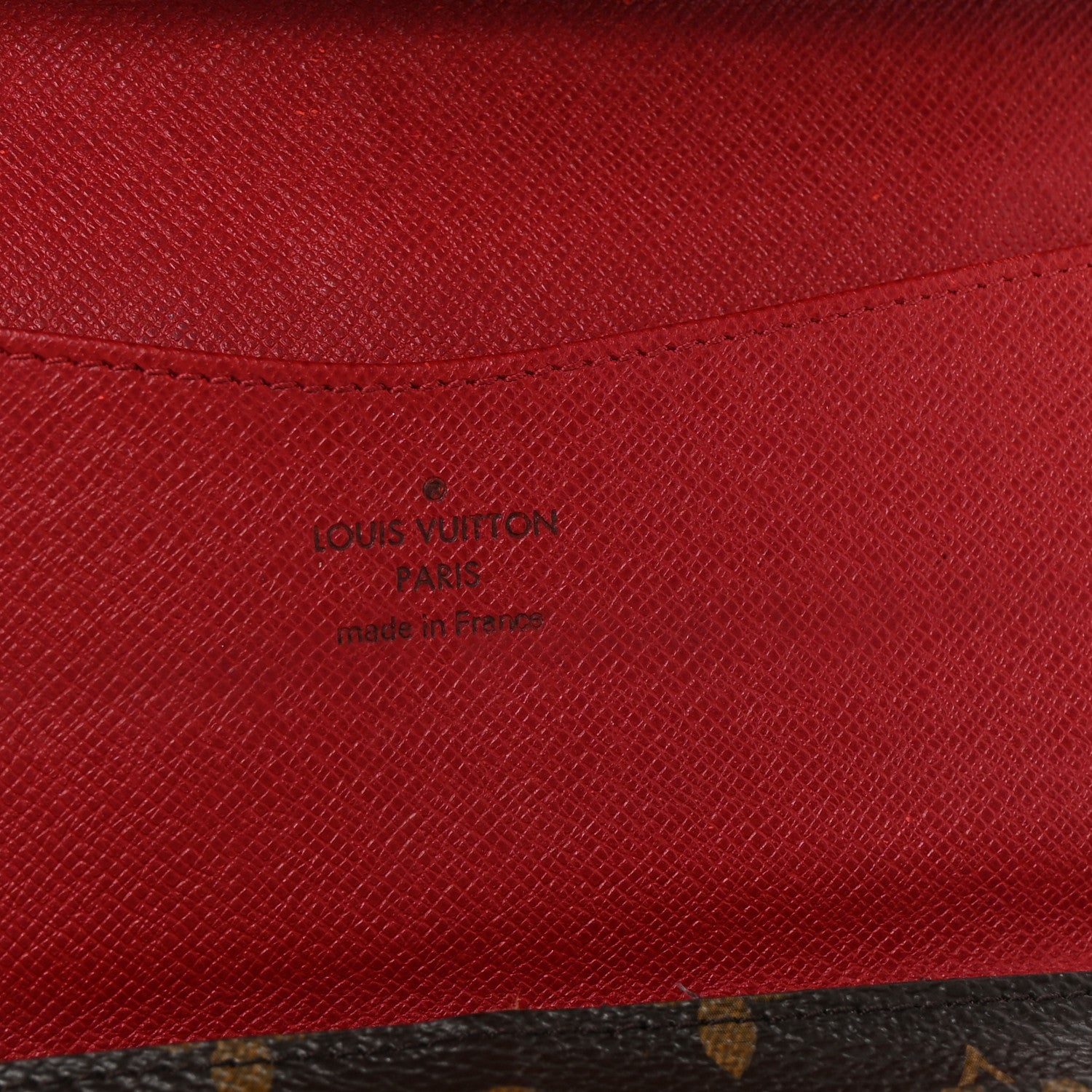 Louis Vuitton Monogram Josephine Wallet Red 7 of 7