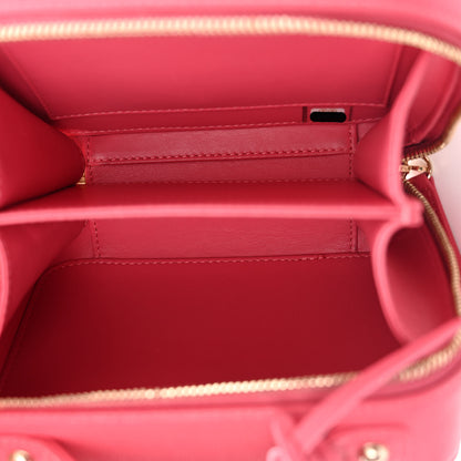 Chanel Caviar Quilted Small CC Filigree Vanity Case Rose 5 of 15
