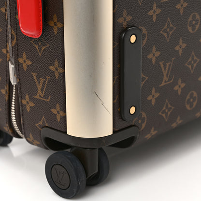 Louis Vuitton Monogram Horizon 55 Coquelicot 12 of 14