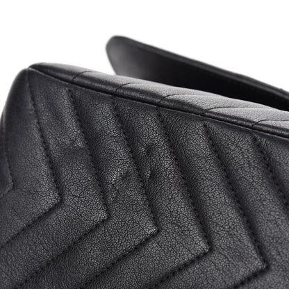 Chanel Sheepskin Chevron Quilted 2.55 Reissue 227 Flap So Black 8 of 20