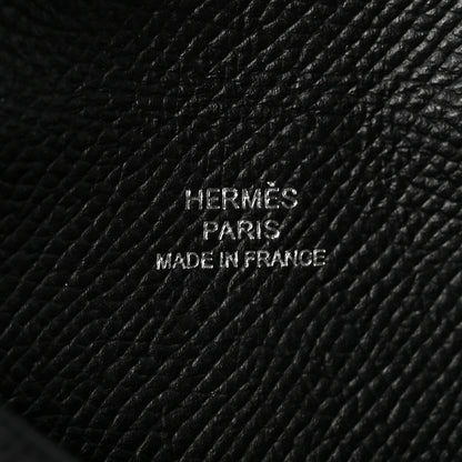 Hermes Epsom Calvi Card Case Black 6 of 7