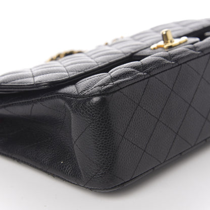 Chanel Caviar Quilted Medium Double Flap Black 7 of 13