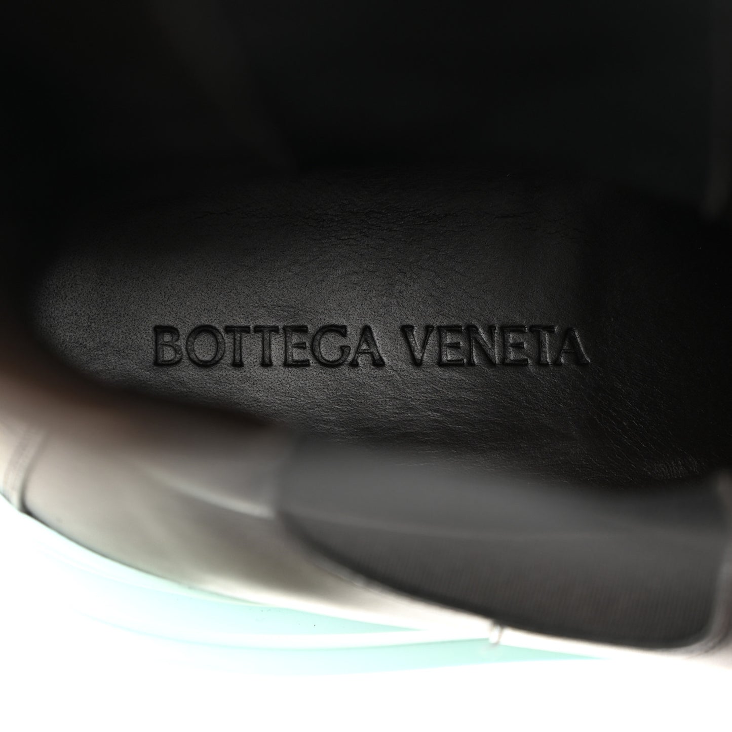 Calfskin Mens The Tire Chelsea Boots 45 Black Pale Blue