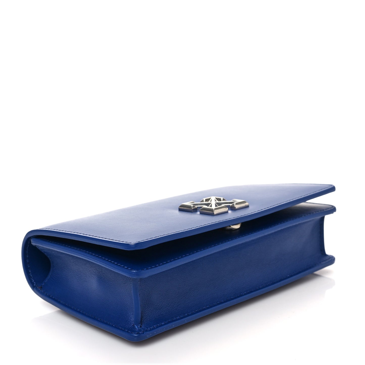 Calfskin Jitney 0.5 Crossbody Bag Blue